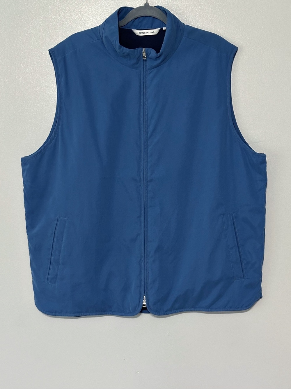 Peter Millar‎ Bleecker Vest in Windsor Blue Size X-Large Two-Way Zip